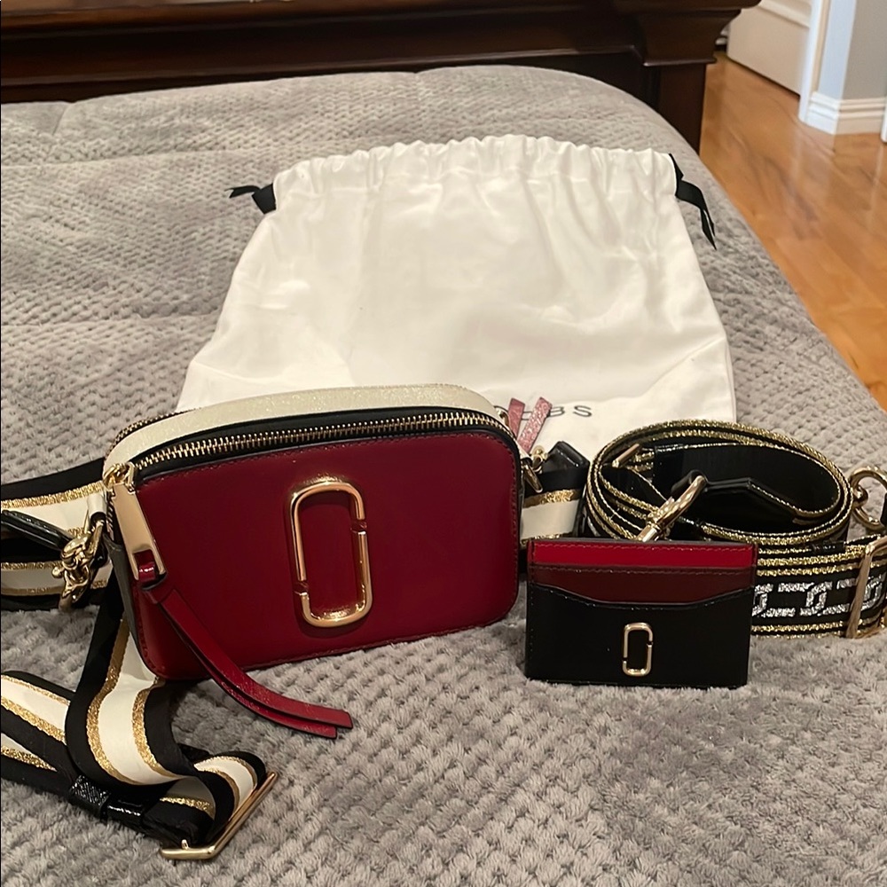 Marc Jacobs Bundle! Red and Black Crossbody Bag Set